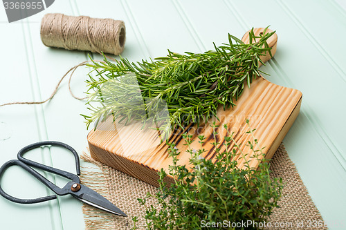 Image of Rosemary and thyme