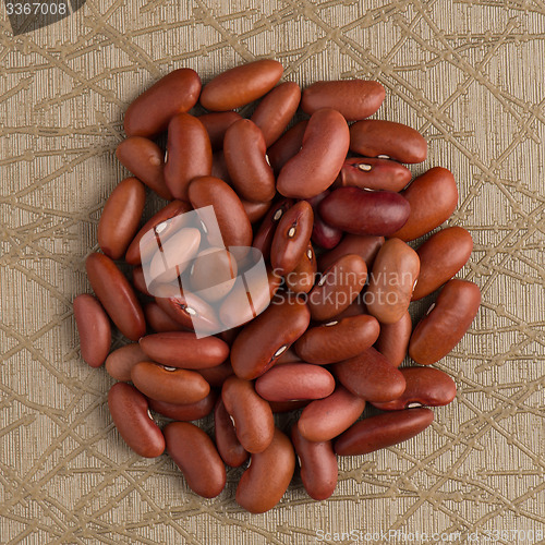 Image of Circle of red beans