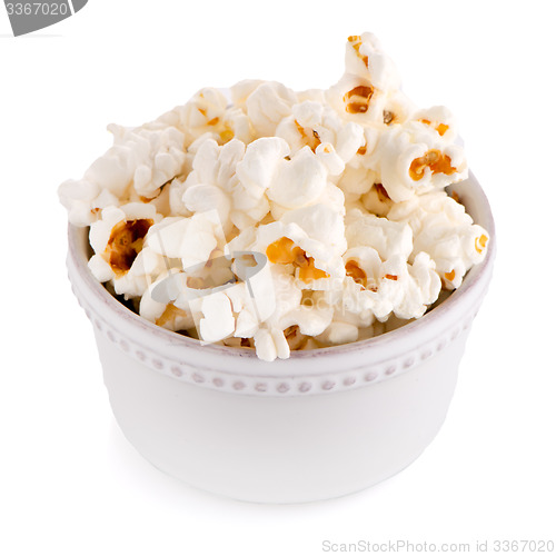 Image of Popcorn in a white bowl