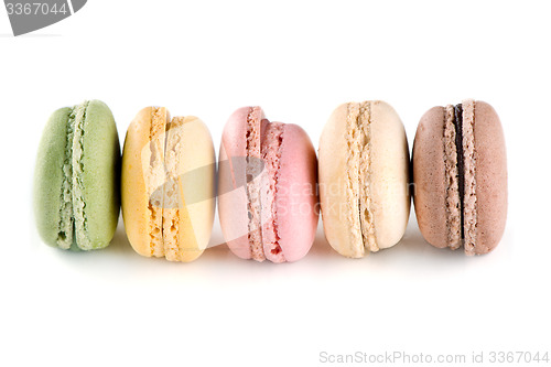 Image of Colorful French Macarons