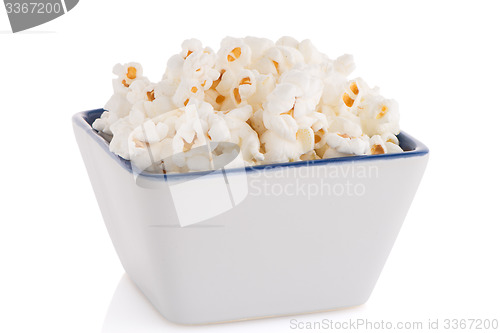 Image of Popcorn in a white bowl