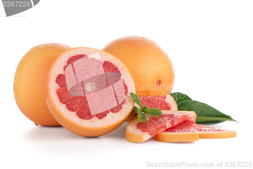 Image of Ripe red grapefruit