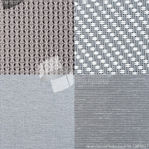 Image of Set of grey vinyl samples