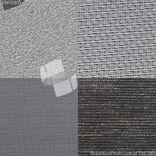 Image of Set of grey vinyl samples