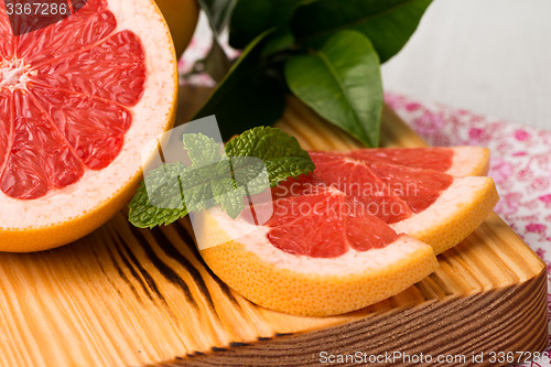 Image of Ripe grapefruit