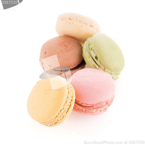 Image of Colorful French Macarons