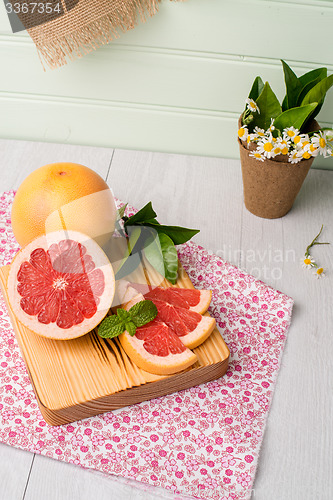 Image of Ripe grapefruit