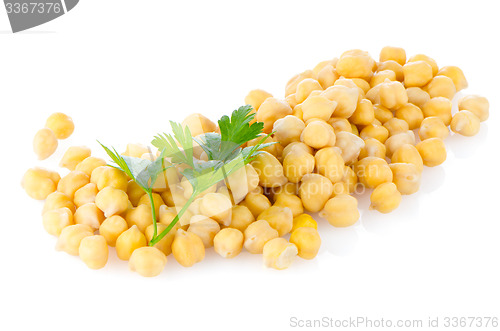 Image of Pile of chickpeas