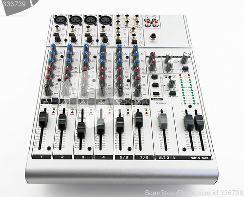 Image of Silver sound mixer