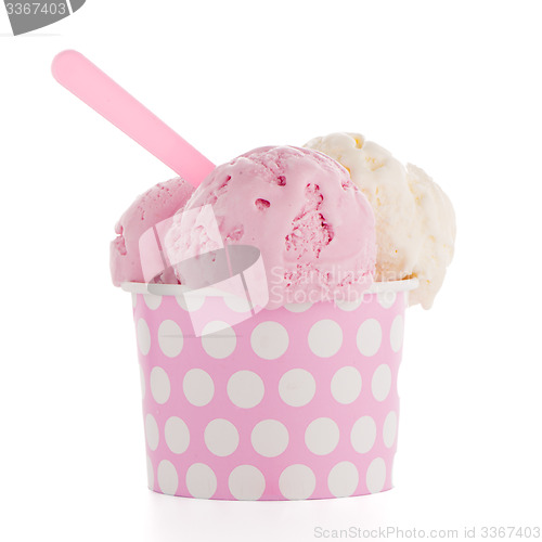 Image of Ice cream scoop in paper cup