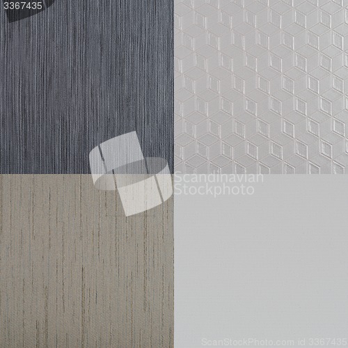 Image of Set of grey vinyl samples