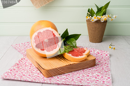Image of Ripe grapefruit