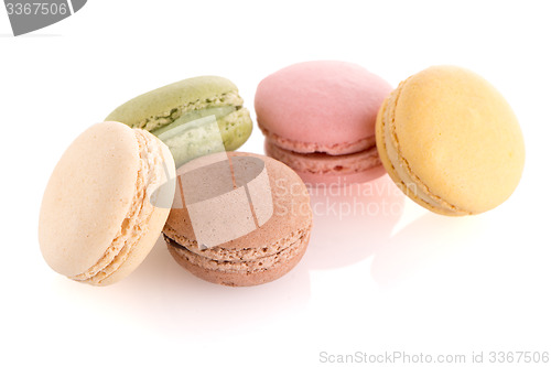 Image of Colorful French Macarons