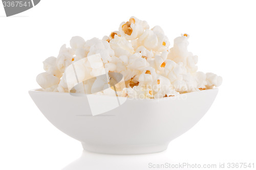 Image of Popcorn in a white bowl