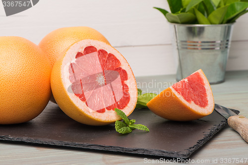 Image of Ripe grapefruit
