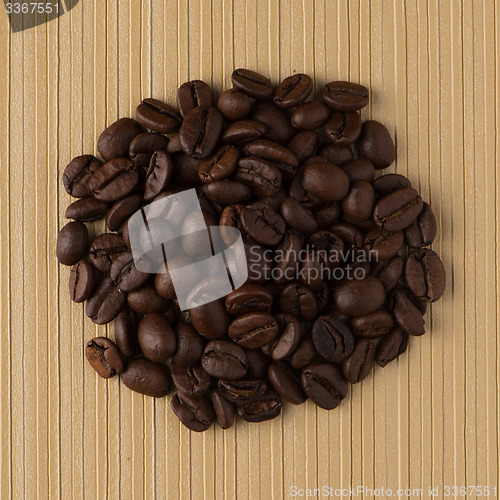 Image of Circle of coffee