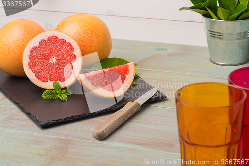 Image of Ripe grapefruit