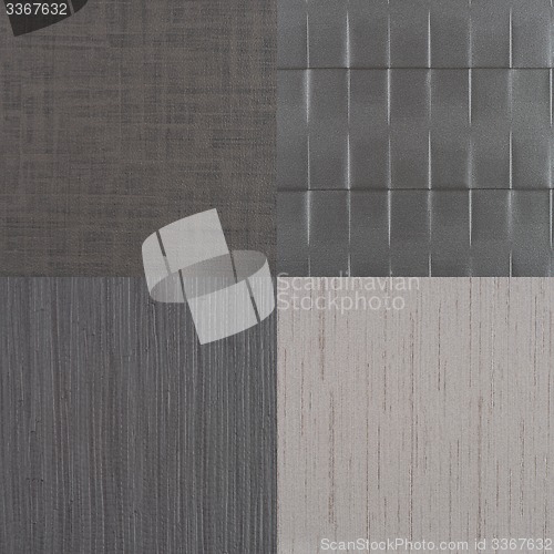 Image of Set of grey vinyl samples