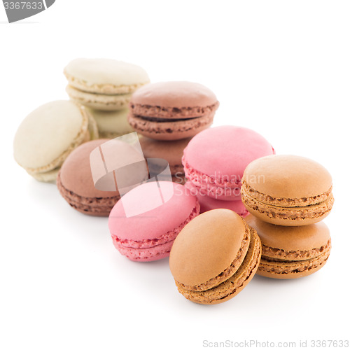 Image of Colorful French Macarons