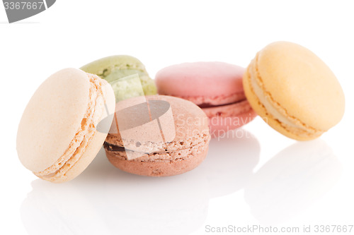 Image of Colorful French Macarons