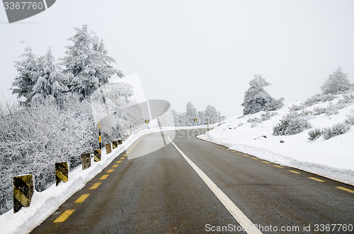 Image of Snowy Road