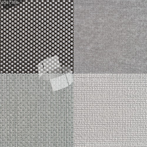 Image of Set of grey vinyl samples