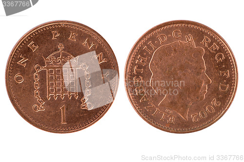 Image of One penny coin