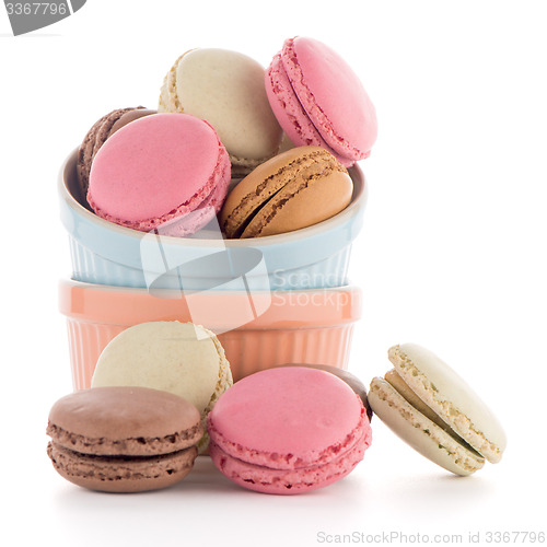 Image of Colorful French Macarons