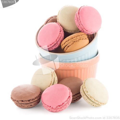 Image of Colorful French Macarons