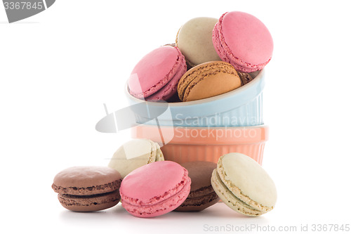 Image of Colorful French Macarons