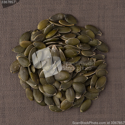 Image of Circle of pumpkin seeds