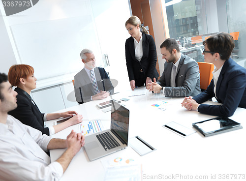 Image of business people group on meeting