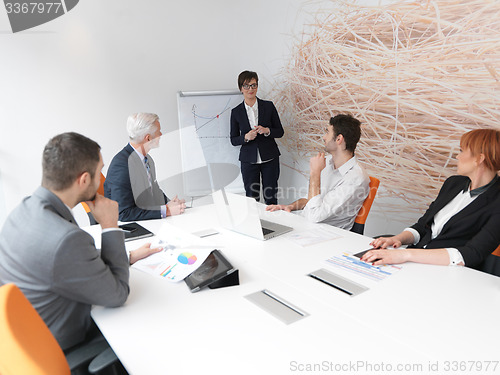 Image of business people group on meeting