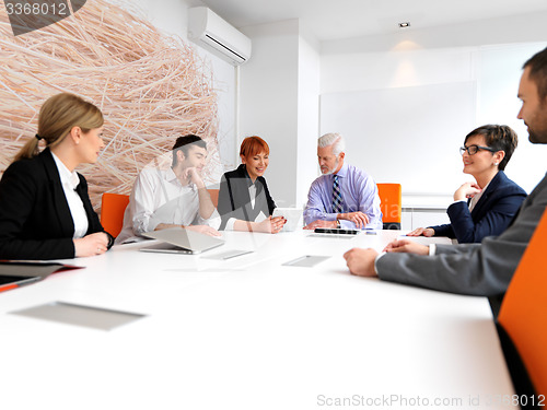 Image of business people group on meeting