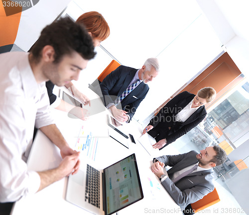 Image of business people group on meeting