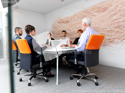 Image of business people group on meeting