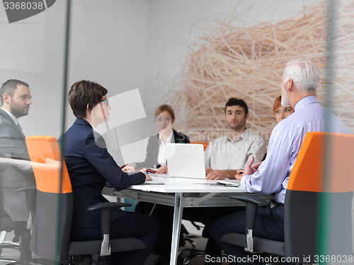 Image of business people group on meeting