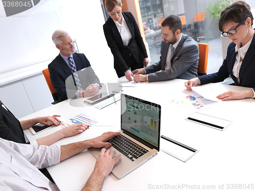Image of business people group on meeting