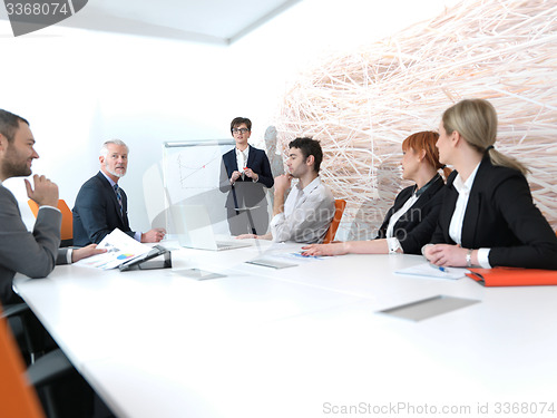 Image of business people group on meeting