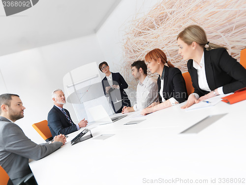 Image of business people group on meeting