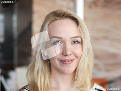 Image of business woman portrait at office