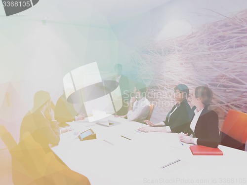Image of business people group on meeting