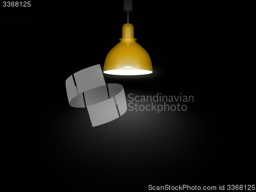 Image of yellow lamp