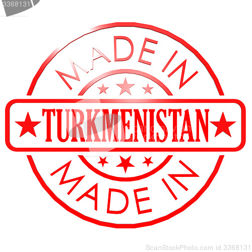 Image of Made in Turkmenistan red seal