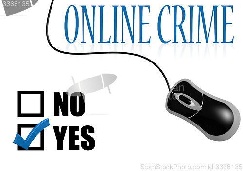 Image of Online crime check mark