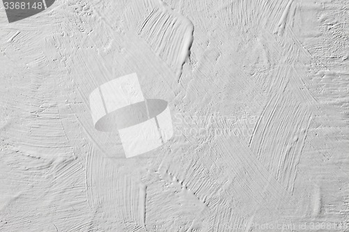 Image of Grungy White Concrete Wall Background