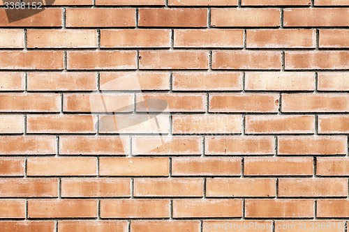 Image of Weathered Old Red Brick Wall