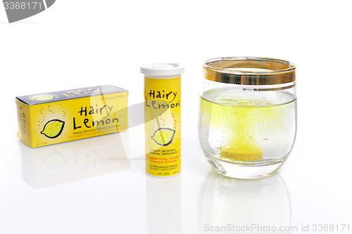 Image of Hairy Lemon efferfescent dietary supplement vitamin energy recov