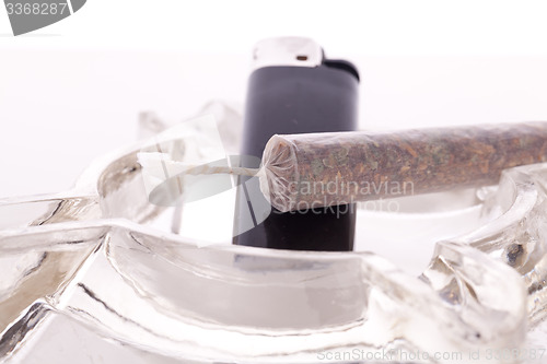 Image of Close up of marijuana and smoking paraphernalia