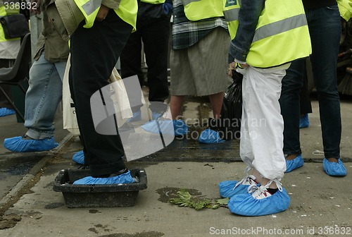 Image of Disinfecting Feet